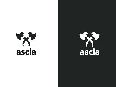 #1 - ascia axe logo logo a day logo design logo designer logo maker logotype modern vector