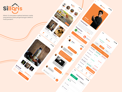 Sillaris - Aplikasi Pelaris UMKM app design e commerce mobile shop ui ui design umkm ux
