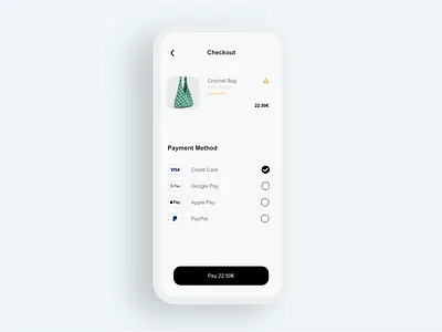 💳 Checkout Page for Ecommerce Mobile App app branding design ecommerce fashion minimal shop ui ux
