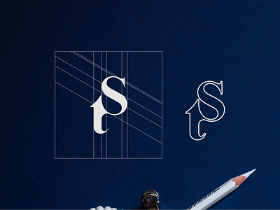 St MONOGRAM CONCEPT LOGO app branding design icon logo typography