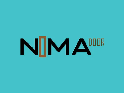 Nima Door & Furniture arifin branding design door logo furniture logo graphic design illustration logo logo design minimalist nima door furniture tanvir wood logo wooden logo