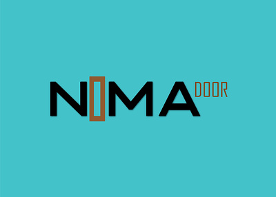 Nima Door & Furniture arifin branding design door logo furniture logo graphic design illustration logo logo design minimalist nima door furniture tanvir wood logo wooden logo