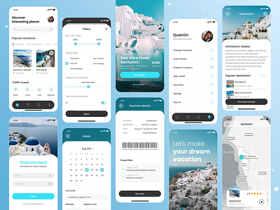 Travel App 04 app design pay travel ui ux