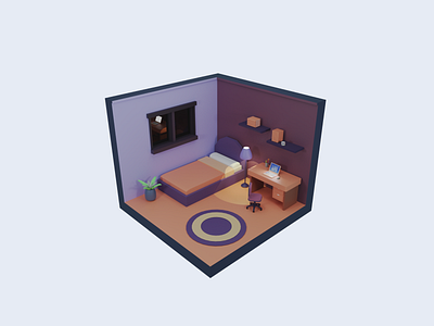 3D Modeling Room 3d 3d asset 3d isometric 3d modeling asset design isometric modeling room