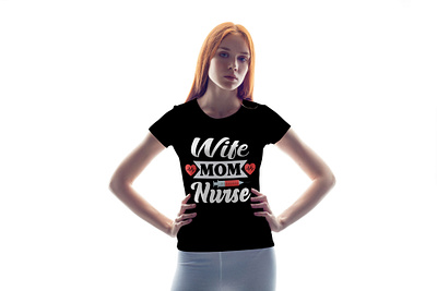 Svg Nurse T-shirt Design bulk t shirt design mom nurse nurse mom t shirt design svg bundle svg nurse t shirt design t shirt design typography typography t shirt design wife wife mom t shirt design