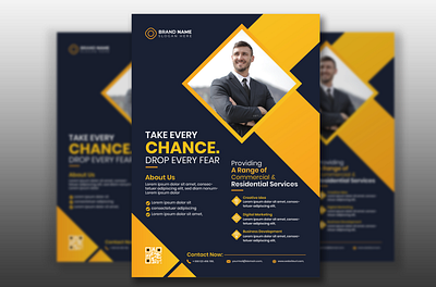 Creative Corporate Business Flyer Design advertisement advertising agency agency branding brochure business brochure business card business flyer corporate creative design flyer design graphic design illustration leaflet logo promotional template template vector promotional vector