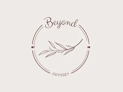 Leaf: Beyond-Odyssey branding circle clean cool design graphic design icon illustration leaf logo minimalist vector