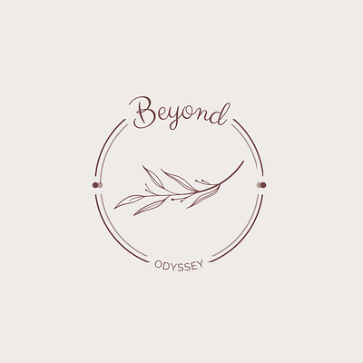 Leaf: Beyond-Odyssey branding circle clean cool design graphic design icon illustration leaf logo minimalist vector