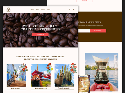 Source Coffee austin branding coffee coffee website collage design figma flat graphic design identity illustration illustrator landing page logo minimal photoshop ui vector web web design