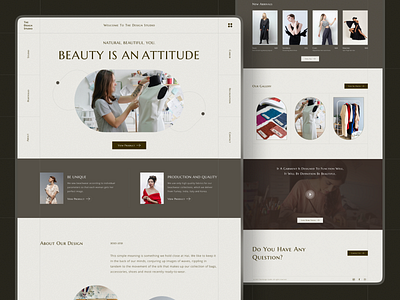 Fashion Design Studio designstudio fashion fashiondesign fashiondesignstudio ui uidesign uiux uiuxdesign ux uxdesign webdesign website websitedesign websiteui websiteux webui webuiux webux