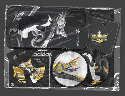 ADIDAS - VIETNAM DYNASTY 2d artwork design illustration