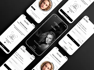 Cosmetics Mobile app design design mobile app design ui ux