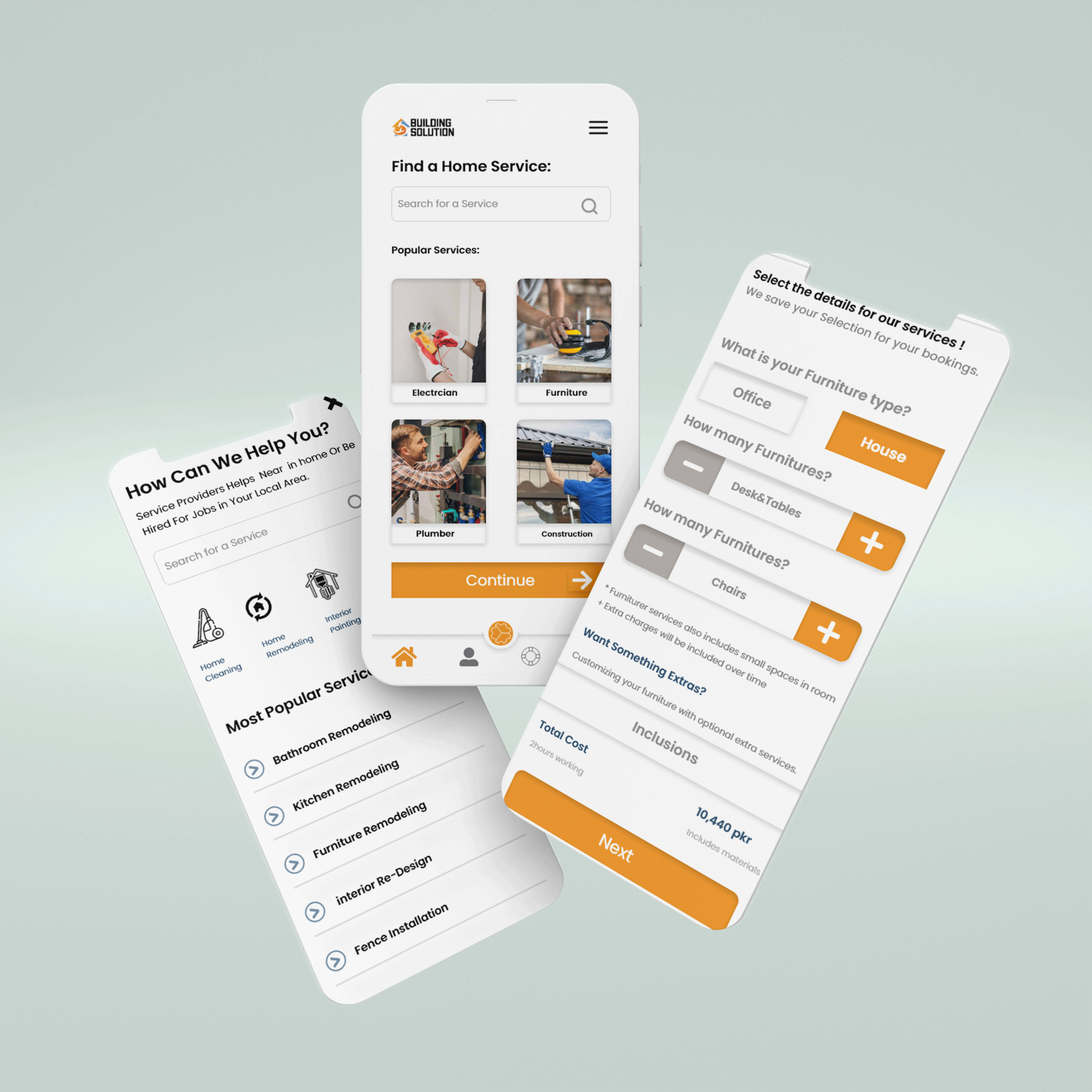 Service Finder app desgin branding graphic design ui