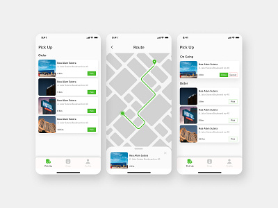 Waste Pick Up Dashboard | Design Exploration app dashboard driver minimal design mobile dashboard mobile design pick up ui ux waste management