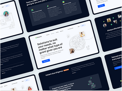 Brevio — Grant givers side application branding design equal grantgivers grants graphic design illustration logo mobile non profit platform two side ui userexperience userinterface ux uxui webdesign website