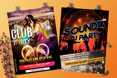 Party Flyer branding club flyer graphic design logo party print