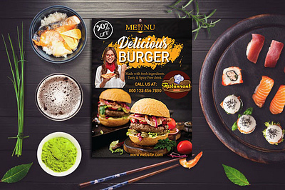 Food Menu flyer club design flyer food flyer food menu graphic design logo menu card menu design print printing restaurant