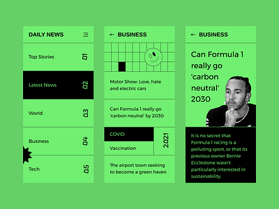 News app concept | Mobile UI agency app app design art concept design graphic design green mobile app design mobile ui product design ui ux visual design