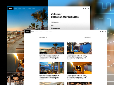 FEARH | Website clean design simple ui web webdesign website