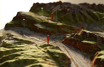 Depth of field in the backlight - 3D Map 3d 3d map backlit blender cycles depth of fields rendering