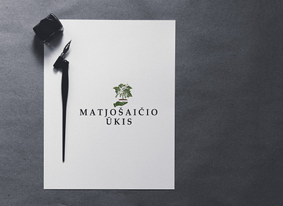 Matjošaičio ūkis logo design design graphic design logo vector