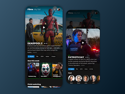 Daily UI : Streaming App app film movie streaming ui video