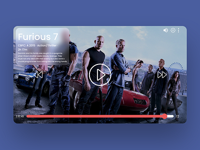 Daily UI Day 57 ( Video Player ) app apps branding daily ui 57 daily ui challenge dailyui designui player ux video video player web website