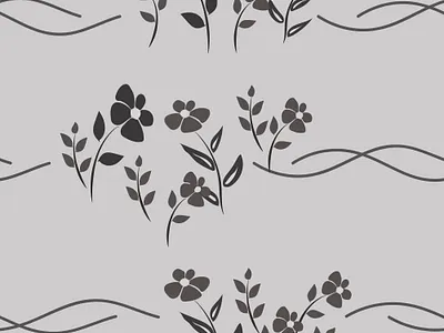 beautiful seamless pattern for background abstract art background beautiful branch cut leaf decoration design fashion flower graphic design illustration line monochrome paper print silhouette vector wallpaper wave