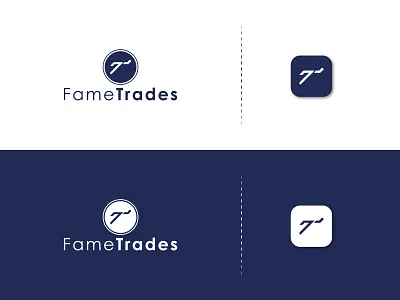 Frame Trades (stock market alert service) Company Logo ads brand designer brand identity branding company logo custom logo flat logo graphic design logo logo design minimal logo modern logo stock market logo
