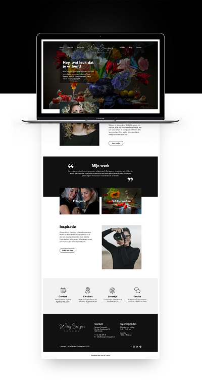 Sengers fotografie - webdesign branding design web webdesign