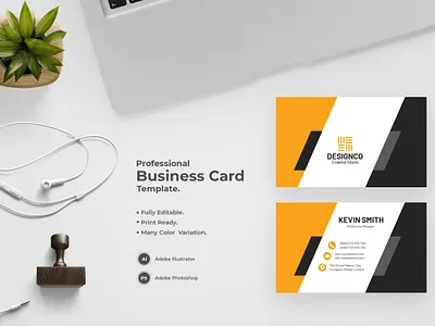 Professional Business Card-05 design flat design modern design professional business card professional design visiting card visiting card design visitingcard