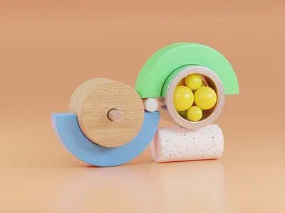 RrndmShapes 3d 3dart abstract art branding design dribbble flat graphic design icon illustration logo render soft ui