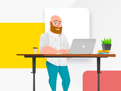 It's me. avatar character illustration person profile vector