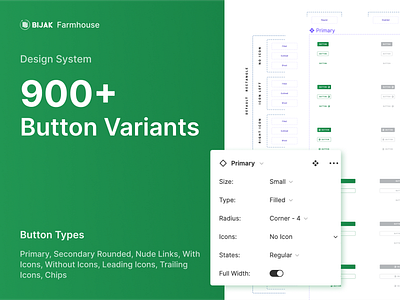 Bijak Farmhouse || Design System android banners bootstrap button buttons card design system ecommerce figma flutter google ios marketplace material design material you navbar table theme