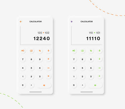 DailyUI -003 - Calculator UI Design 3d calculator dailyui dailyui challenge digital calculator lightshadow neumorphism skeuomorphism ui ui design ux