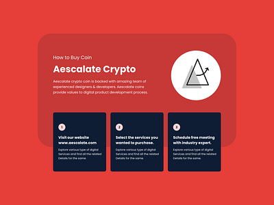 Crypto Currency | How to Buy Coin | UI UX | Widget | Web Design blockchain branding coin crypto design flat design illustration minimal ui ux