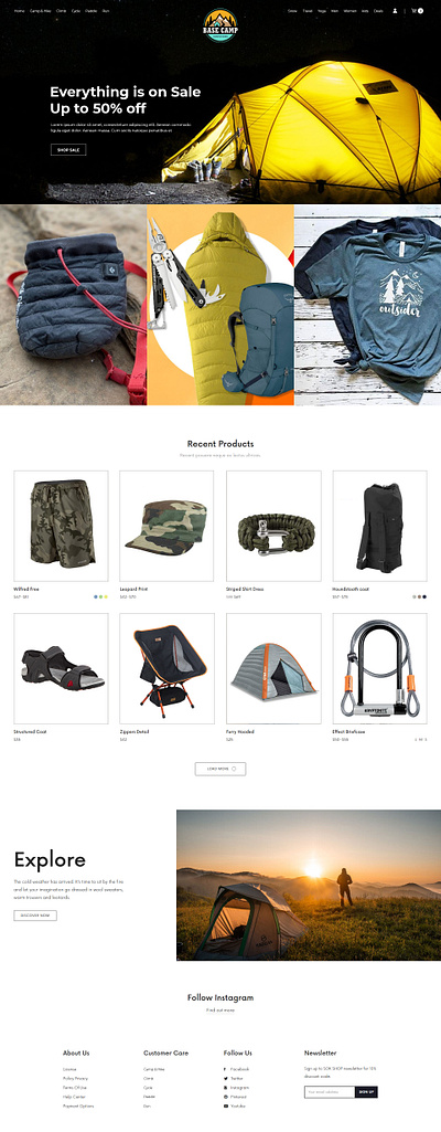 Base Camp branding brandmanagement design graphic design ui