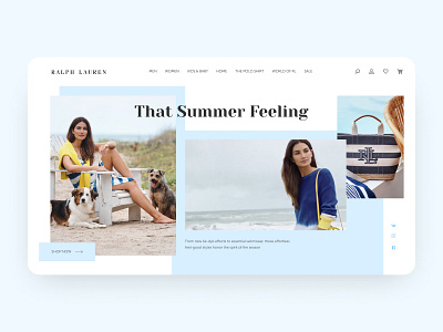 Fashion - Website Design clothes concept design fashion fashionable design figma minimalist ui ux web design