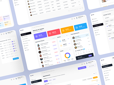 Doct - Doctor’s Directory Web App UI Kit dashboard dashboard ui dashboard ui kit free ui resource health care dashboard medical dashboard trendy design ui design ui resource uihut ux design web app