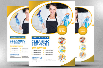 Cleaning Service Flyer Template V3 cleaning flyer
