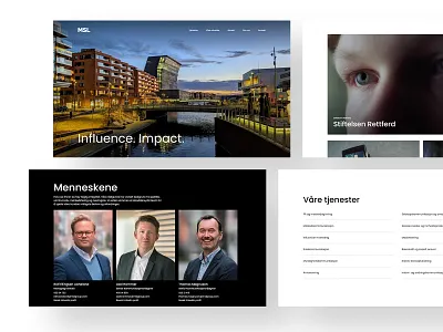 MSL Group Norway website adobexd agency animations awrad winning clean darkmode design interactions minimalistic norway simple ui webflow