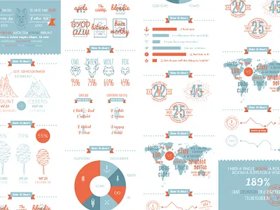 vector infographics set in the style of a hipster. business collection data design development document element graphic design icon illustration infographic internet isometric landing layout mobile modern tools vector visualization