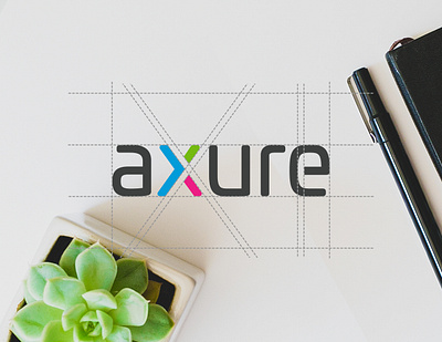 Axure logo branding logo rebrand