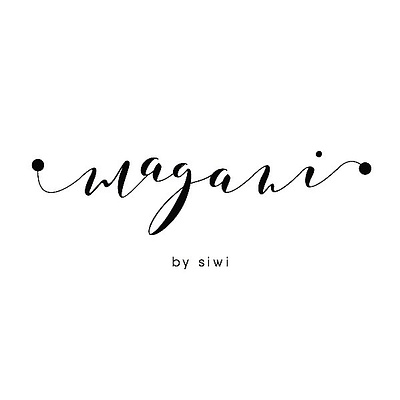 Logo Magani branding design logo typography vector