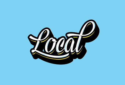 Local design illustration logo typography vector