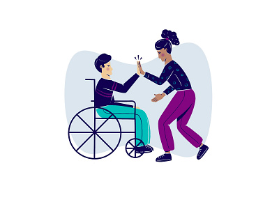 Care Champion Illustrations branding graphic design graphics healthcare illustration