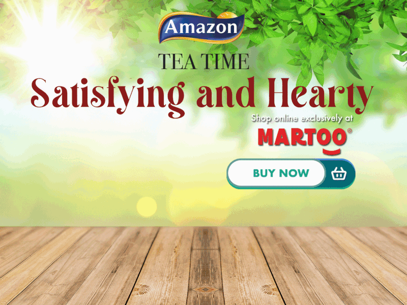 GIF Animation Ad for Amazon Tea Time branding design