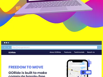 GOride animation branding graphic design motion graphics ui