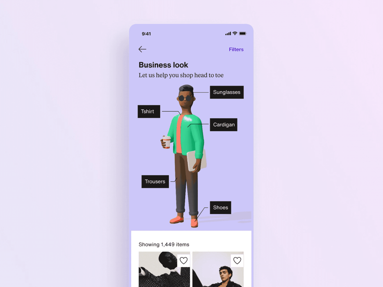 Fashion store experiments animation app concept design designmilk ecommerce fashion interaction minimal motion muzli shopping ui ux