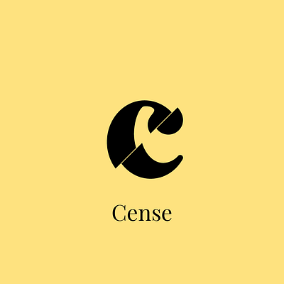 Cense ID graphicdesign identity vector